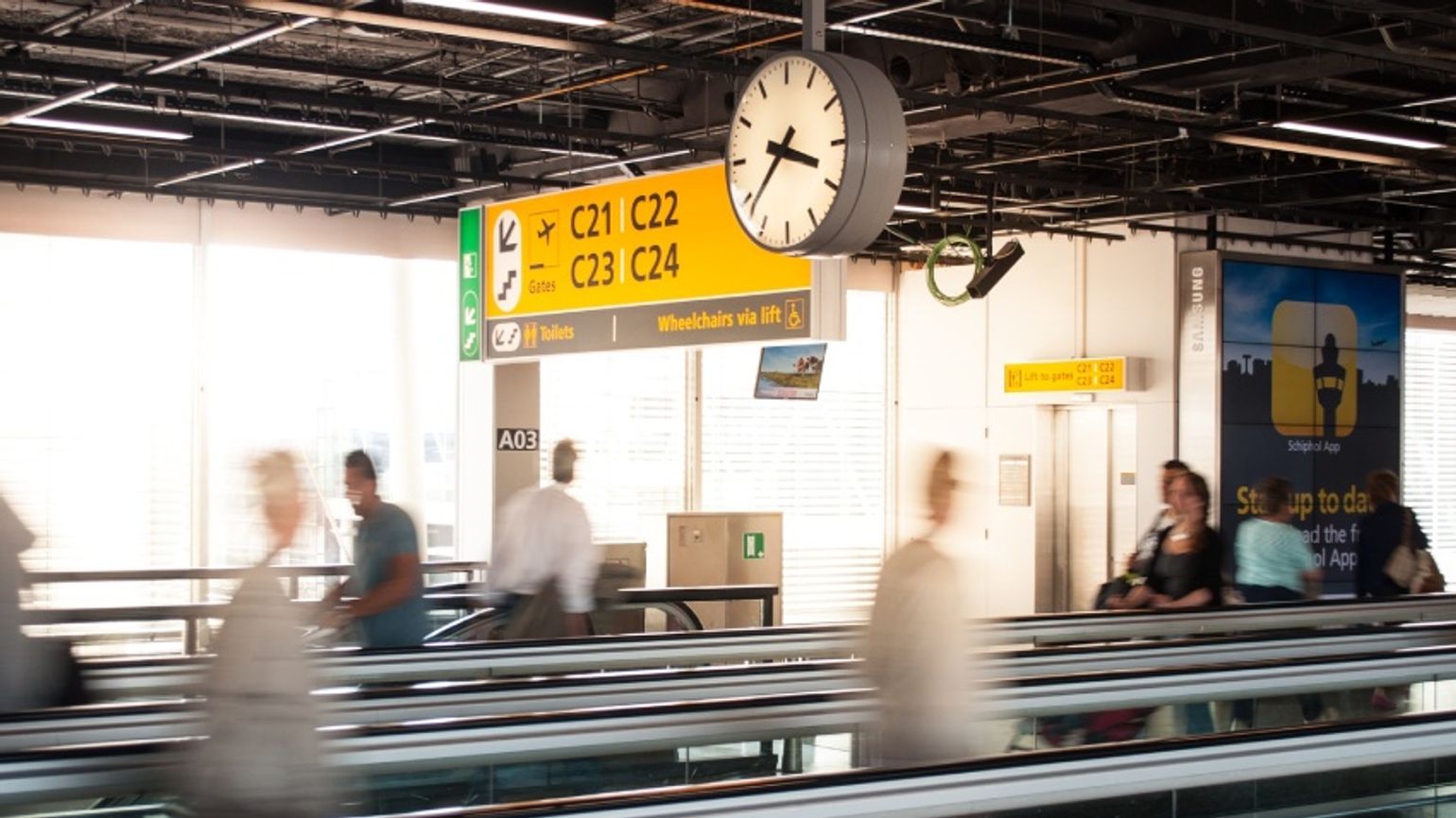 Busy airport