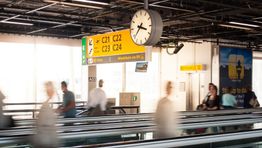 Busy airport