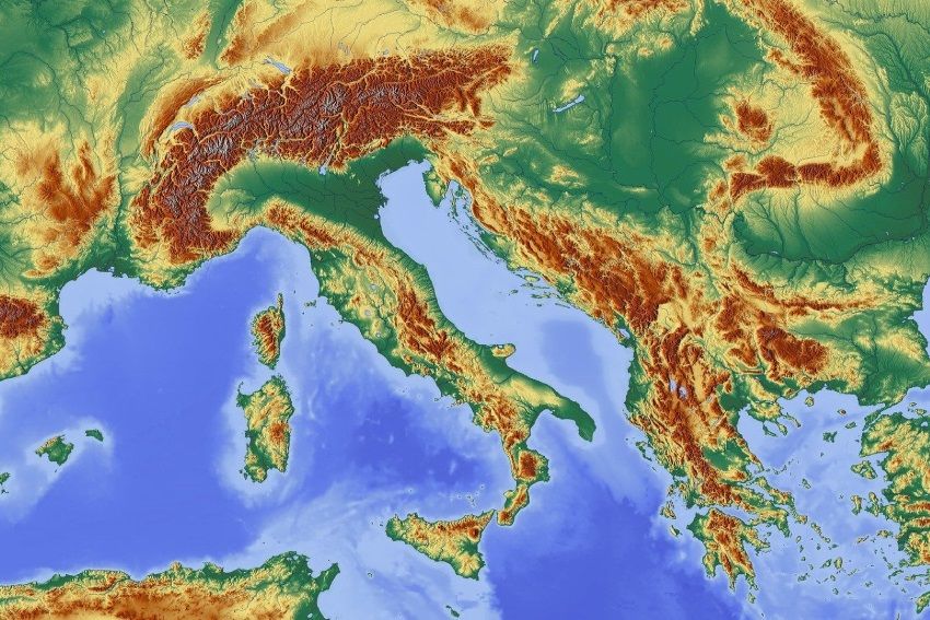 Italy map