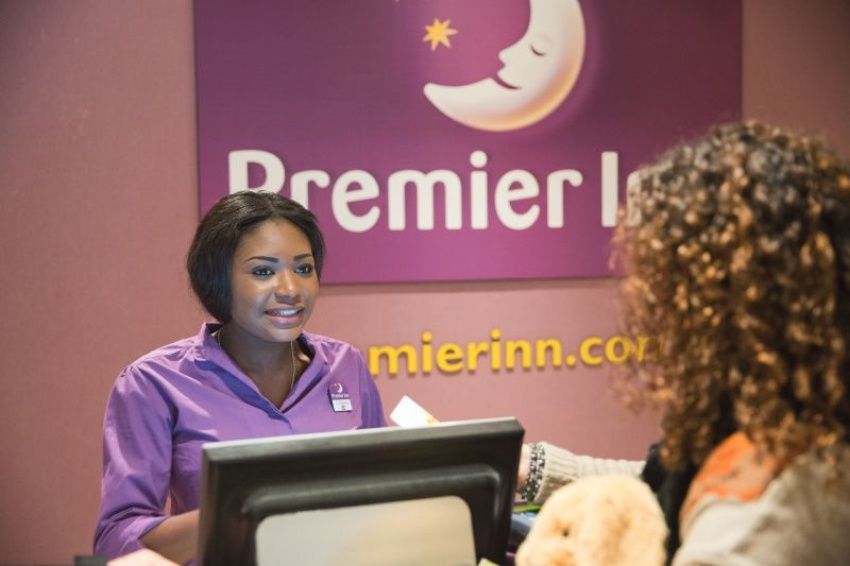 Premier Inn receptionist